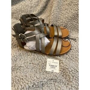 Metallic Summer Festival a.n.a Crisscross Strappy Sandals